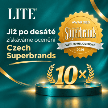 Už po desáté! LITE získal titul Czech Superbrands 2026 Už po desáté! LITE získal titul Czech Superbrands 2026