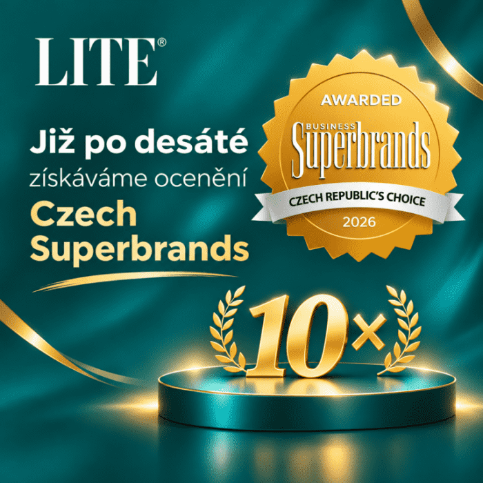 Už po desáté! LITE získal titul Czech Superbrands 2026